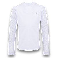 Красивая школьная блузка для девочки PINETTI Италия 817108 Белый 146см ӏ Школьная форма для девочек .Хит!