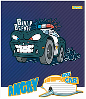 Зошит == в лінію, 12 аркушів, "1В", "Angry car"-5