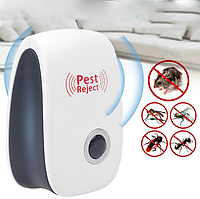 Электромагнитный ультразвуковой отпугиватель мышей грызунов и насекомых комаров pest reject new для дачи