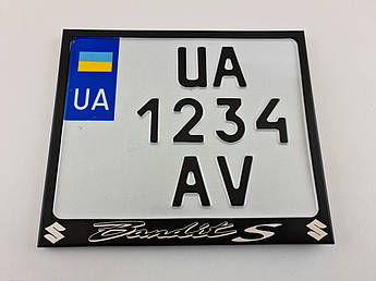 Рамка для монономера Suzuki Bandit S blackметал