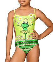 Яркий детский купальник для девочки ARINA Италия GS071404 Зеленый 92см ӏ Пляжная одежда для девочек .Хит!