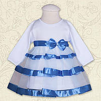 Дитяче плаття "Маленька Леді " д.р. Блакитний Інтерлок 27071695 Зріст 62 .Хит!