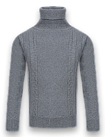 Детский пуловер для мальчика PINETTI| Италия 717069| серый 150 .Хит!
