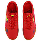 Взуття для футзалу підліткове Zelart All Sports 220117-1 розмір 32 Red-Black, фото 5