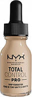 Стойкая тональная основа NYX Professional Total Control Drop Foundation №02 (alabaster) 13 мл