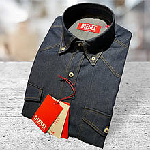 Джинсова сорочка Diesel  sz S темно-синій