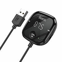 Bluetooth ресивер HOCO E65 Unity car BT FM transmitter Black