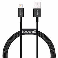 Дата кабель Baseus Superior Series Fast Charging Lightning Cable 2.4A (1m) (CALYS-A) чёрный