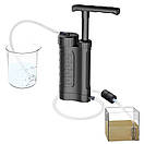 Фільтр туристичний для води портативний похідний L3000 на 3000 л Зелений, фото 9