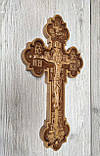 Хрест різьблений настінний, фото 2