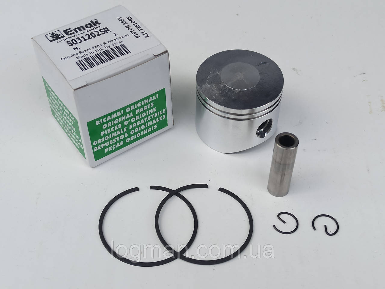 Поршень для Oleo-Mac BCH 25T, 250T,25S,250S на бензокосу Олео-Мак (61460187R) Оригінал