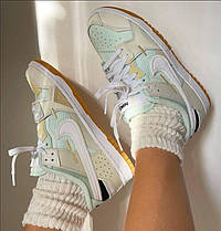 Жіночі Кросівки Nike SB Dunk Low Scrap Sea Grey Blue / Найк СБ Данк Скрап Сі Низькі Сірі з Синім, фото 6
