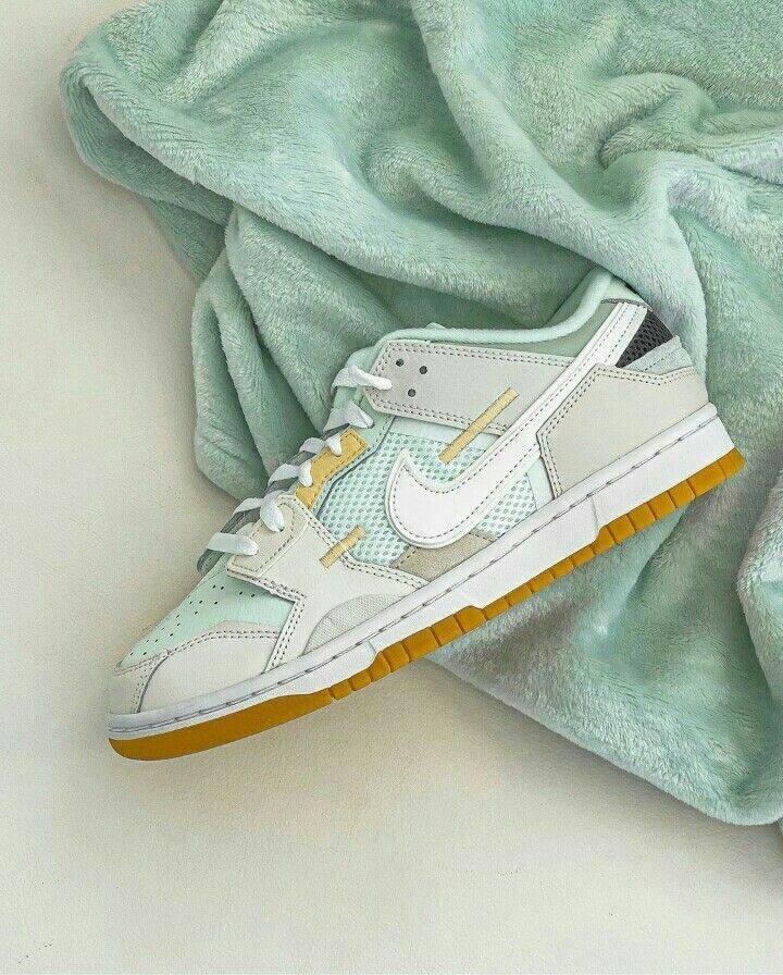 Жіночі Кросівки Nike SB Dunk Low Scrap Sea Grey Blue / Найк СБ Данк Скрап Сі Низькі Сірі з Синім