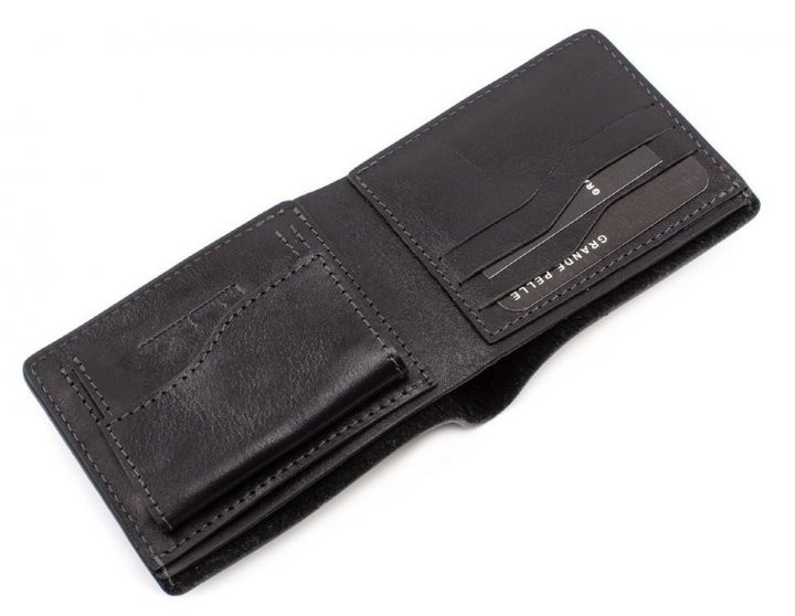 Маленький мужской кожаный кошелёк Grande Pelle 506610 высокое качество - фото 1 - id-p1898449839