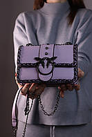 Женская сумка Pinko lilac женская сумка, брендовая сумка Pinko lilac высокое качество