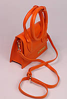Женская сумка Jacquemus Le Chiquito Noeud orange, женская сумка Жакмюс оранжевого цвета высокое качество
