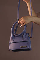 Жіноча сумка Jacquemus Le Chiquito Noeud blue, женская сумка, Жакмюс синього кольору висока якість