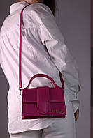 Жіноча сумка Jacquemus mini fuxia, женская сумка, Жакмюс кольору фуксії висока якість