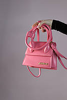Женская сумка Jacquemus Le Chiquito Noeud pink, женская сумка Жакмюс розового цвета высокое качество