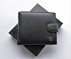 Чоловічий стильний гаманець Philipp Plein чорний