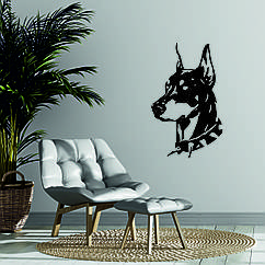 Декоративне настінне Панно «Доберман», Декор на стіну