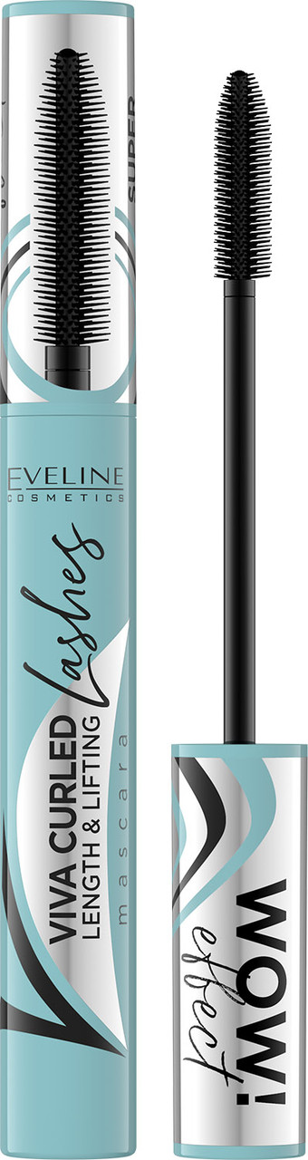 Туш для вій Eveline Viva Curled Lashes! подовження та підкручування 10 мл (5903416017707)