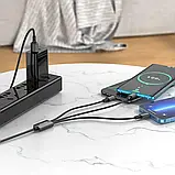 Кабель Borofone BX72 3-in-1 charging cable(iP+Type-C+Micro), фото 3