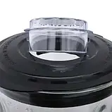Блендер стаціонарний DOMOTEC MS-6610 з кавомолкою 1000Вт LED (Сірий), кухонний електричний блендер, фото 7