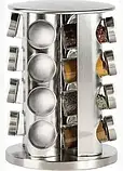 Набір для спецій Spice carousel, 16 ємностей (баночок) та Підставка для спецій, фото 2
