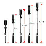 Стабілізатор телефону Gimbal L08. Штатив тримач телефону з Bluetooth пультом дистанційного керування, фото 4