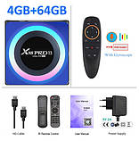 Смарт ТВ приставка X88 Pro 13 4gb/64gb UltraHD 8K SmartTV Андроід 13 Android TV box + пульт Air Mouse, фото 3