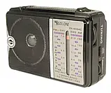 Портативний радіоприймач Golon RX-606AC, чорний, фото 3