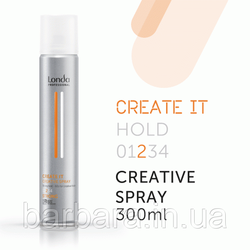 Спрей моделюючий сильної фіксації Create It Hairspray 300 мл