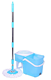 Універсальна швабра з віджимом-центрифугою та відром Easy Mop "Кругла Швабра", фото 5