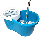 Універсальна швабра з віджимом-центрифугою та відром Easy Mop "Кругла Швабра", фото 9