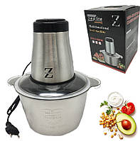 Кухонний універсальний подрібнювач металевий ZEPLINE ZP-051 Електричний блендер із металевою чашею