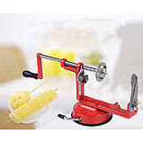 Машинка для різання картоплі спіраллю SPIRAL POTATO SLICER Чіпси Top Trends TM-119, фото 4