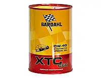 Моторное масло Bardahl XTC C60 0W40 AUTO 1л.SL/CF A3/B4 MB 229.5/ BMW longlife 01 / VW 502.00/505.00