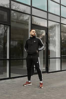 Костюм Adidas черный + барсетка в подарок