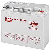 Аккумулятор гелевый LPM-GL 12V - 20 Ah LogicPower | АКБ 12В 20Ач GEL (5214)