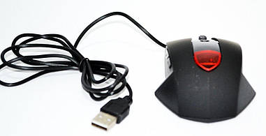 Миша USB MA-MTC02Z чорна ергономічна 3 кнопки 800 1200 1600 DPI для Windows Mac Linux BF