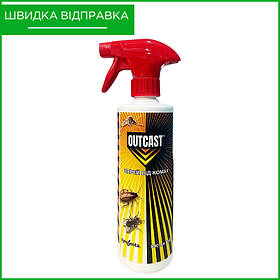 Outcast: спрей від тарганів, прусаків, мурах, бліх, клопів, молі, мух (500 мл) від Syngenta, Швейцарія