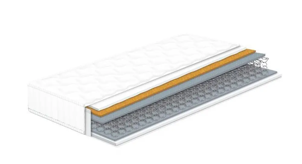 Матрац пружинний ортопедичний з різною жорсткістю з кокосом Сонлайн Чемпіон Cocos-1