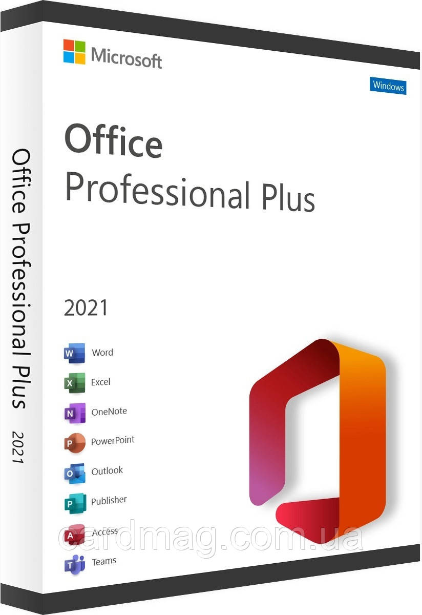 Купить Microsoft Office 2021 Pro Plus для дому та малих організацій ...