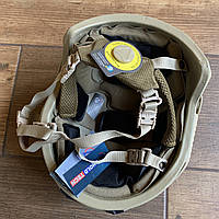 Балалістичний шолом Wendy F-S02 Ahold Teсh NIJ IIIA койот M-L