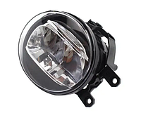 Противотуманная фара левая toyota land cruiser 2015-2021 (j200) (круглая) (led) (depo) (fp 7057 h1-e)