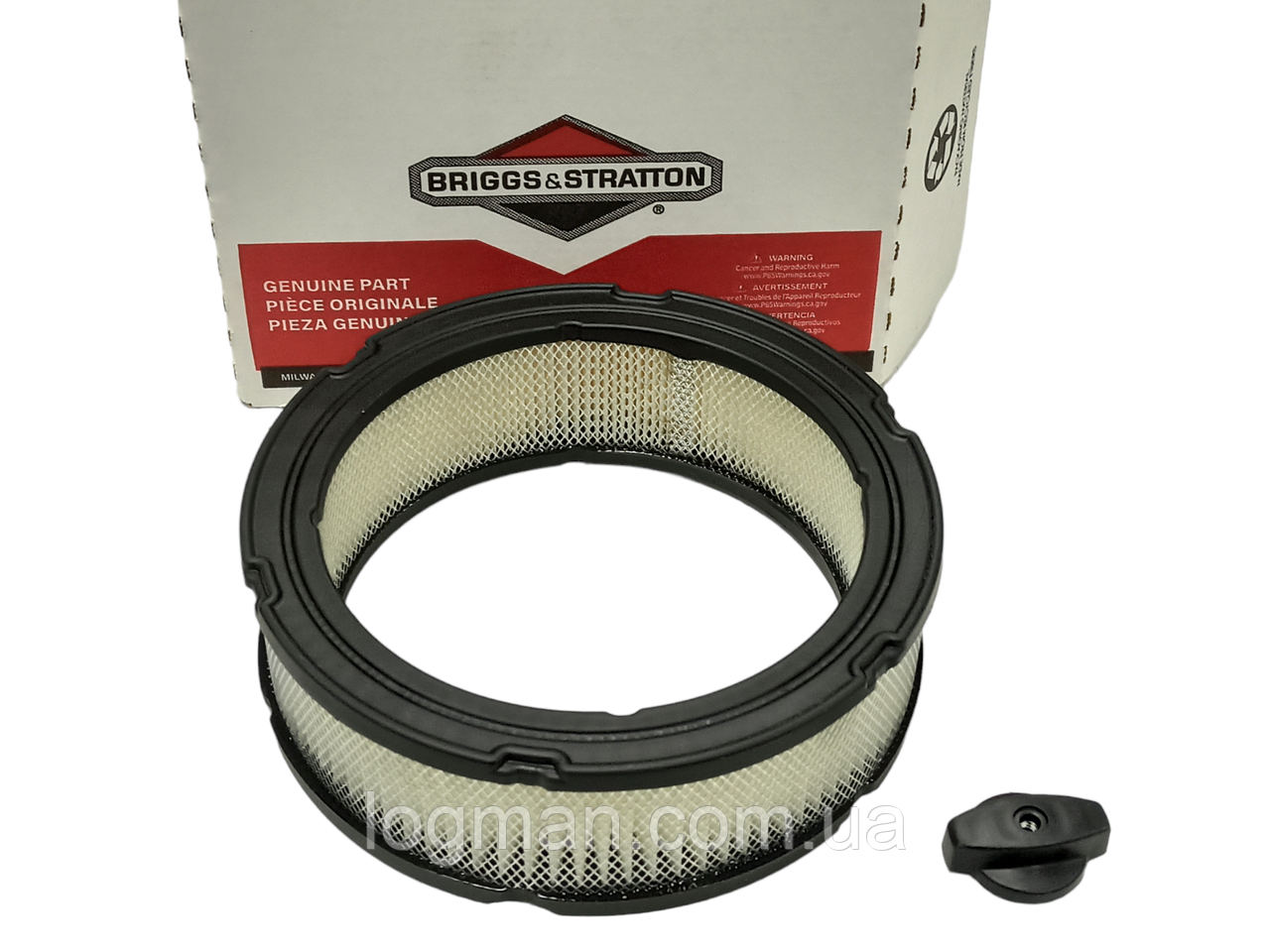 Фільтр повітряний (394018s) Briggs&Stratton B&S розміри 57x181x140 мм