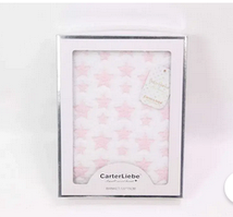 Дитяче покривало з плюшу Зірочки, Рожевий CLBL-40.solve