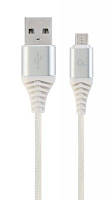 Кабель micro USB 1m Cablexpert Premium CC-USB2B-AMmBM-1M-BW2