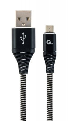 Кабель micro USB 1m Cablexpert Premium CC-USB2B-AMmBM-1M-BW